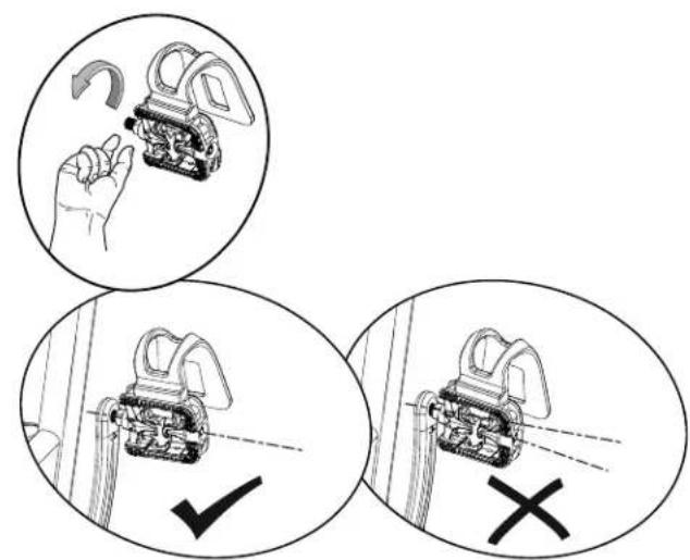 BOWFLEX C7 - Fixez les pédales à l'armature - 2