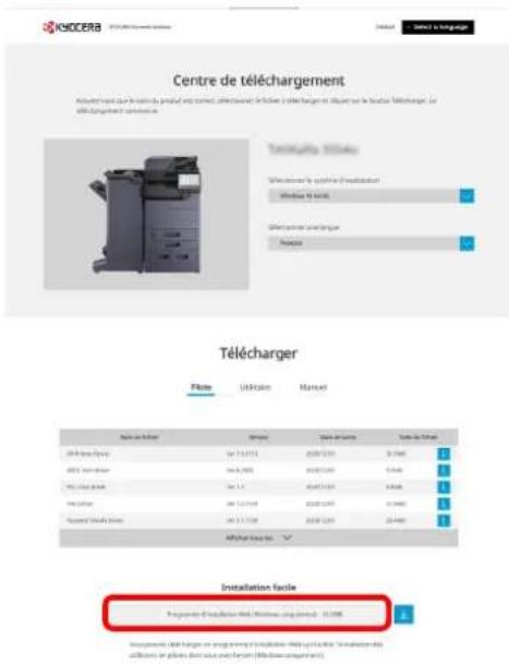 KYOCERA TASKalfa 7054ci - Télécharger un logiciel à partir du site web. - 4