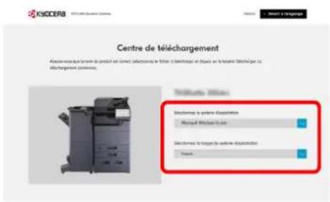 KYOCERA TASKalfa 7054ci - Télécharger un logiciel à partir du site web. - 3