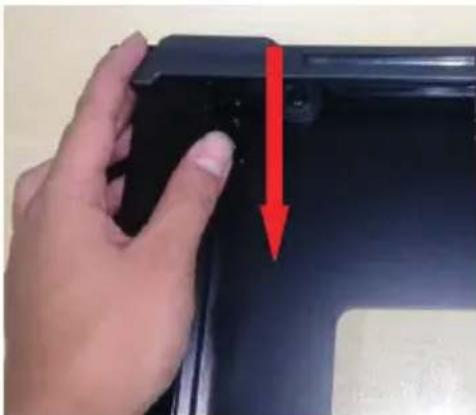 BLAUPUNKT 5B36N0250GB - Instructions d'installation de la bande de recouvrement de la porte et de l'ensemble du support rotatif - 22