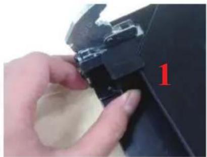 BLAUPUNKT 5B36N0250GB - Installation instruction of the door frame up cover and rotation bracket assembly - 11