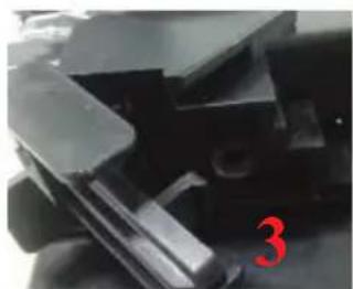BLAUPUNKT 5B36N0250GB - Installation instruction of the door frame up cover and rotation bracket assembly - 22