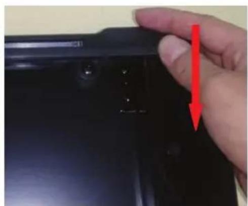 BLAUPUNKT 5B36N0250GB - Installation instruction of the door frame up cover and rotation bracket assembly - 25