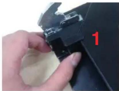 BLAUPUNKT 5B36N0250GB - Instructions d'installation de la bande de recouvrement de la porte et de l'ensemble du support rotatif - 9