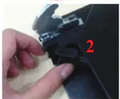 BLAUPUNKT 5B36N0250GB - Installation instruction of the door frame up cover and rotation bracket assembly - 12