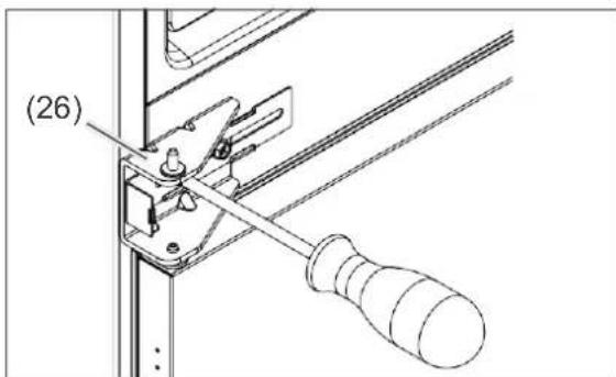 BLAUPUNKT 5CB28010 - Changing the door hinge - 5