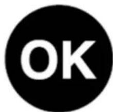 BLAUPUNKT 5CB28010 - Klistermärke "OK" - 1