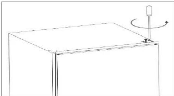 BLAUPUNKT 5CB28010 - Changing the door hinge - 1