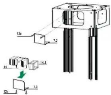 BLAUPUNKT 5DB99450 - Air outlet - Recirculation Version - 1