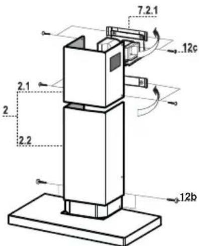 BLAUPUNKT 5DB69751 - Skorsten, övre sektion - 1