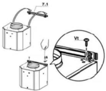 BLAUPUNKT 5DB69751 - Anschluss im Abluftbetrieb - 1