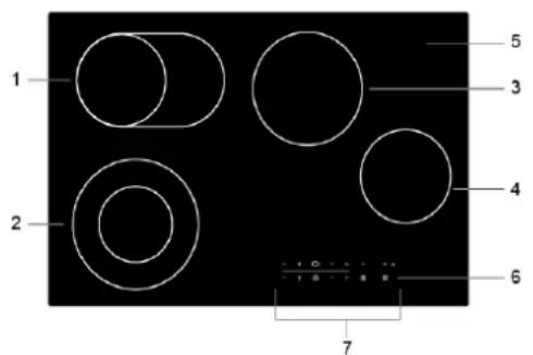 BLAUPUNKT 5RG74350 - Vista superior - 1