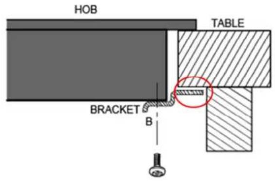 BLAUPUNKT 5RG64360 - Voordat de bevestigingsbeugels worden aangebracht - 4