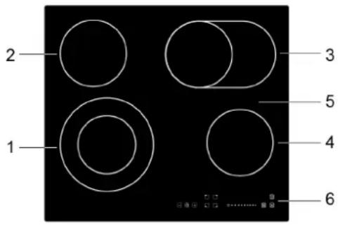 BLAUPUNKT 5RG64360 - Ansicht von oben - 1