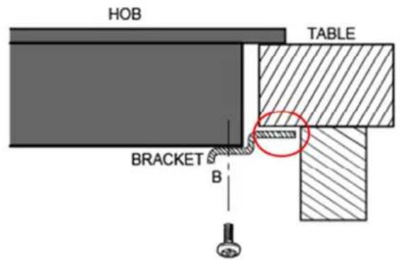 BLAUPUNKT 5RG64360 - Vor dem Positionieren der Befestigungswinkel - 4