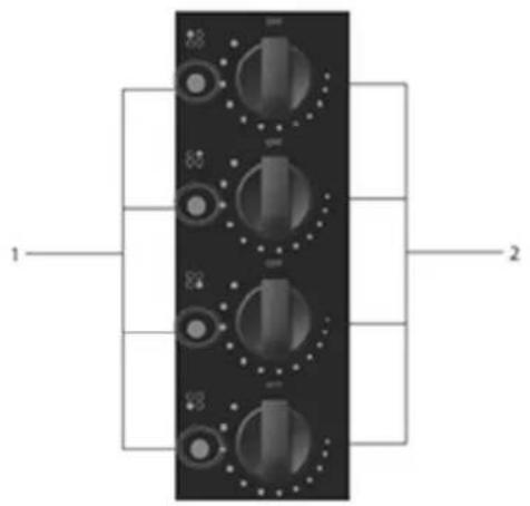 BLAUPUNKT 5RE62360 - Manöverpanel - 1