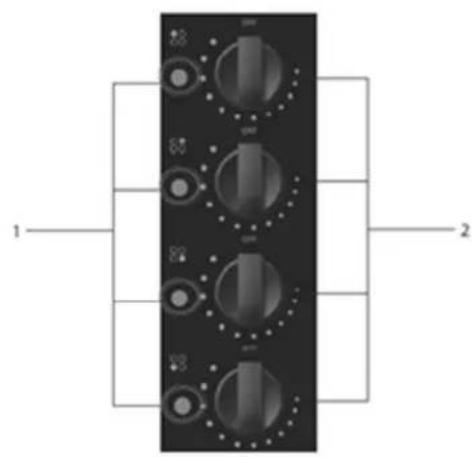 BLAUPUNKT 5RE62360 - Bedieningspaneel - 1