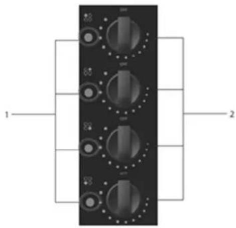 BLAUPUNKT 5RE62360 - Panel de control - 1