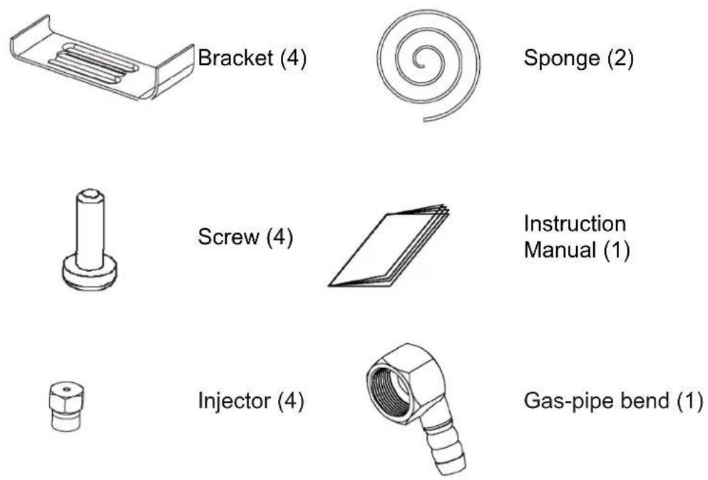 BLAUPUNKT 5GB62190 - Description of the appliance Accessories - 1