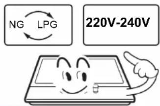 BLAUPUNKT 5GB61150 - Advertencia - 2