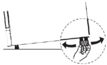 BLAUPUNKT 5VT7X00EME - Aligning the appliance - 1