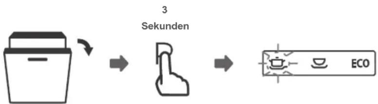 BLAUPUNKT 5VT7X00EME - DAS PROGRAMM WÄHREND DES SPÜLZYKLUS ÄNDERN - 1