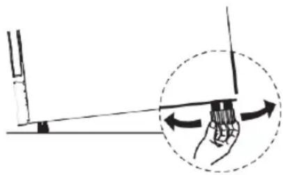 BLAUPUNKT 5VT7X00EME - Allineamento della lavastoviglie - 1