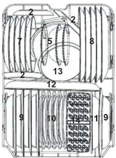 BLAUPUNKT 5VT7X00EME - Lower basket - 1