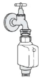 BLAUPUNKT 5VF4X00EME - Koudwateraansluiting - 2