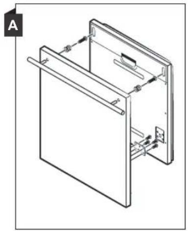 BLAUPUNKT 5VF4X00EME - Paso 2: Instalación del embellecedor - 1