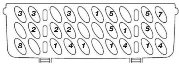 BLAUPUNKT 5VF4X00EME - Bestickkorg - 2