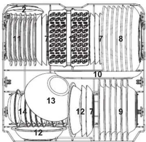 BLAUPUNKT 5VF4X00EME - Cesta inferior - 1