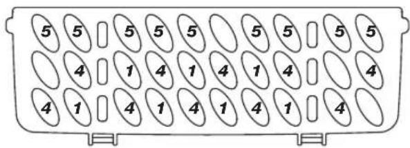 BLAUPUNKT 5VF4X00EME - Cesta para cubiertos - 2