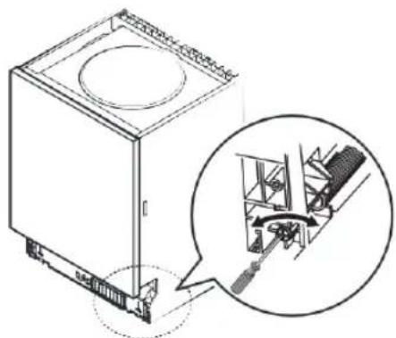 BLAUPUNKT 5VF4X00EME - Schritt 3: Einstellen der Türfederspannung - 1