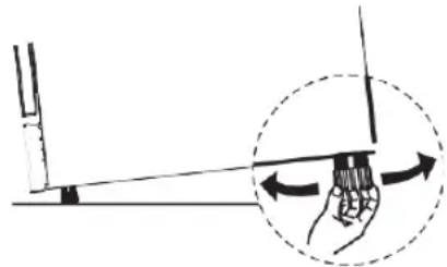 BLAUPUNKT 5VF4X00EME - Aligning the appliance - 1