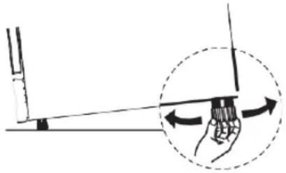 BLAUPUNKT 5VF4X00EME - Das Gerät ausrichten - 1