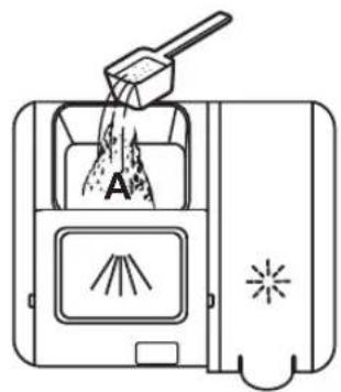 BLAUPUNKT 5VF4X00EME - Instellen van het glansspoelmiddelreservoir - 4