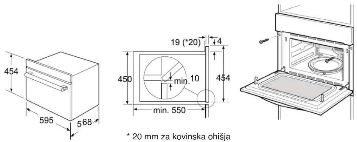 BLAUPUNKT 5MA46910GB - Vgradnja pečice - 1