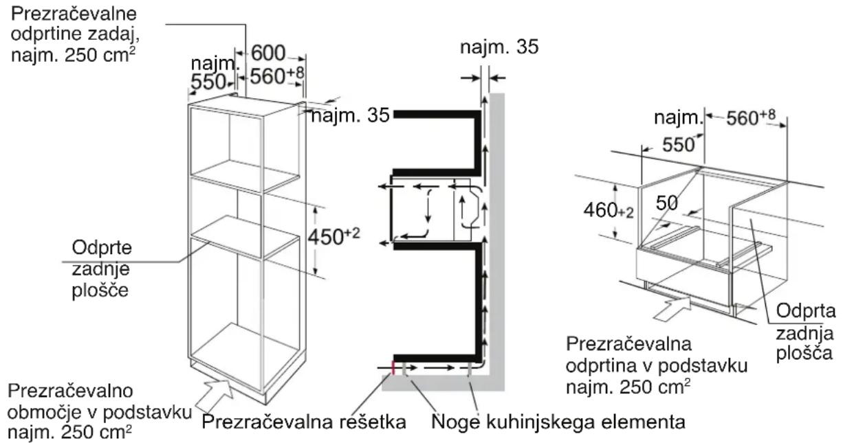 BLAUPUNKT 5MA46910GB - Montažne dimenzije - 1