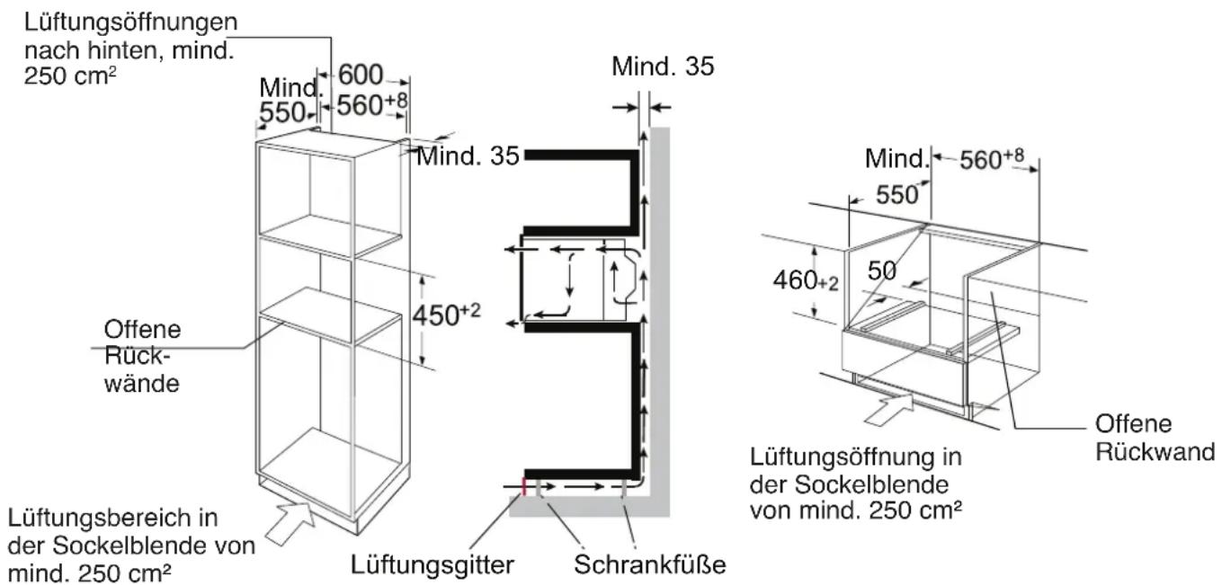 BLAUPUNKT 5MA46910GB - Einbaumaße - 1