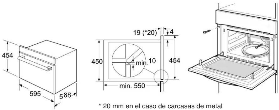 BLAUPUNKT 5MA46910GB - Cómo empotrar el aparato - 1