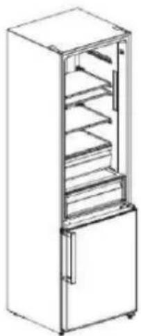 BLAUPUNKT 5FS30000 - 4Inversion gauche-droite des charnières de porte - 3