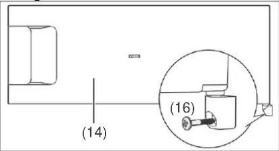 BLAUPUNKT 5CK24010 - Inverser les charnières de la porte du compartiment de congélation - 1