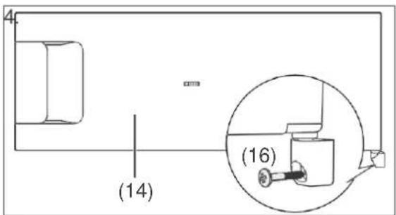 BLAUPUNKT 5CK24010 - Cambi ar el lado de la bisagra de la puerta del congelador - 1