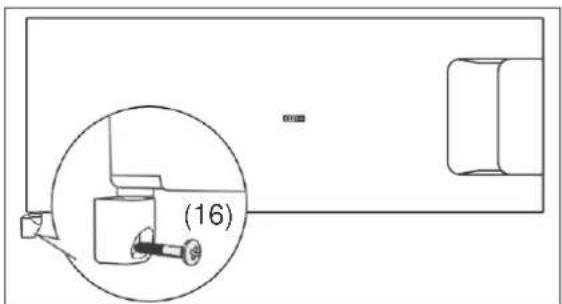 BLAUPUNKT 5CK24010 - Sostituire il fermaporta dello sportello del congelatore - 4