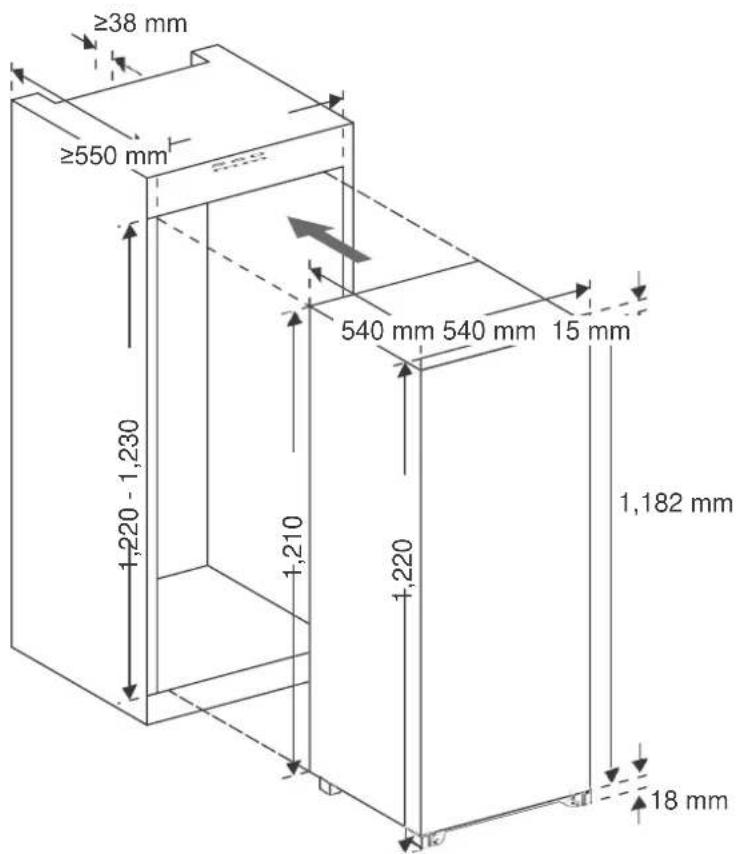 BLAUPUNKT 5CK24010 - Built-in cabinet and ventilation - 1