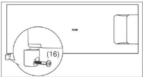 BLAUPUNKT 5CG24010 - Sostituire il fermaporta dello sportello del congelatore - 4