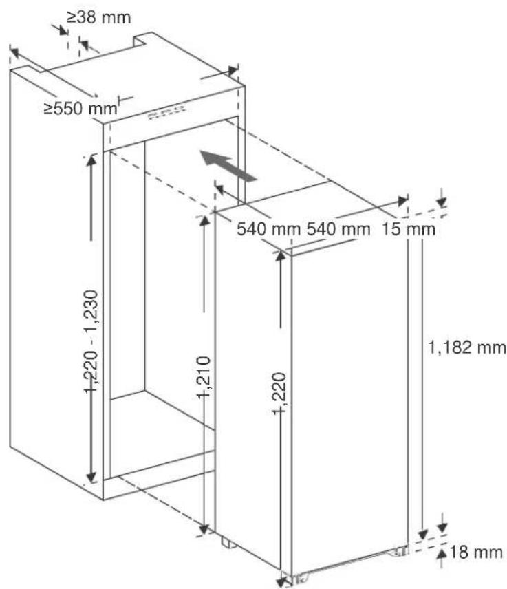 BLAUPUNKT 5CG24010 - Built-in cabinet and ventilation - 1