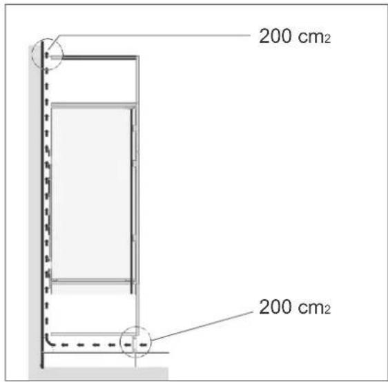 BLAUPUNKT 5CG22010 - Inbyggnadsnisch och ventilation - 2