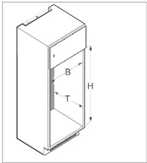 BLAUPUNKT 5CG22010 - Inbyggnadsnisch och ventilation - 1